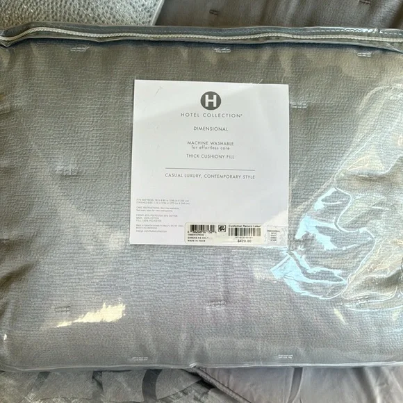 Hotel Collection King Coverlet Quilted - Luxury - NWT